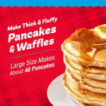 Mrs. Butterworth's Buttermilk Pancake and Waffle Mix, 32 oz, Complete Breakfast Solution, Easy to Make