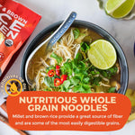 lotus foods organic millet and brown rice ramen noodles gluten free instant ramen noodles with 4 minute cooking time - 10 oz bag