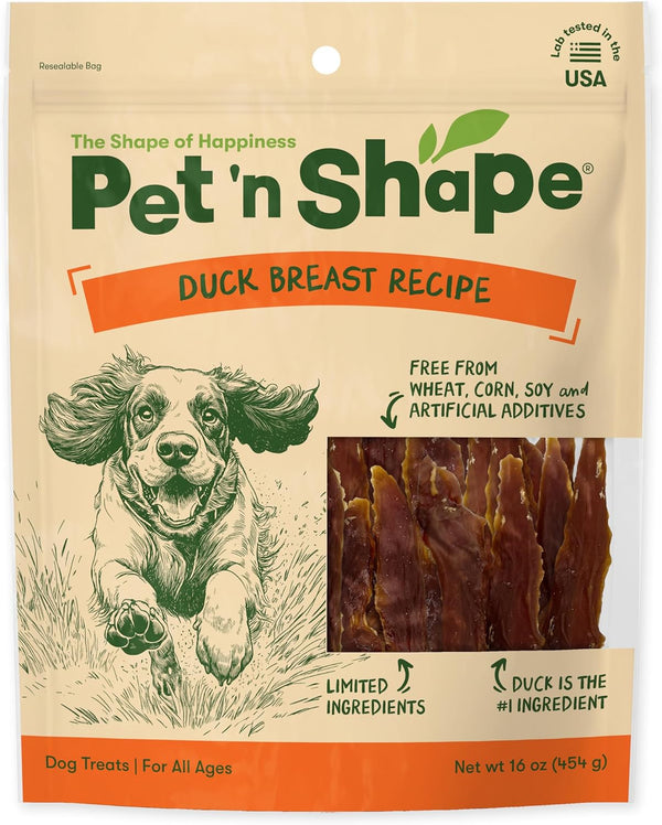 Pet 'n Shape Chik 'n Breast Jerky Dog, 1 Pound, Grain Free, No Artificial Additives