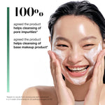 anua heartleaf quercetinol pore deep cleansing foam, gentle exfoliation, hydrating finish, 150ml/5.07 fl.oz, facial cleanser