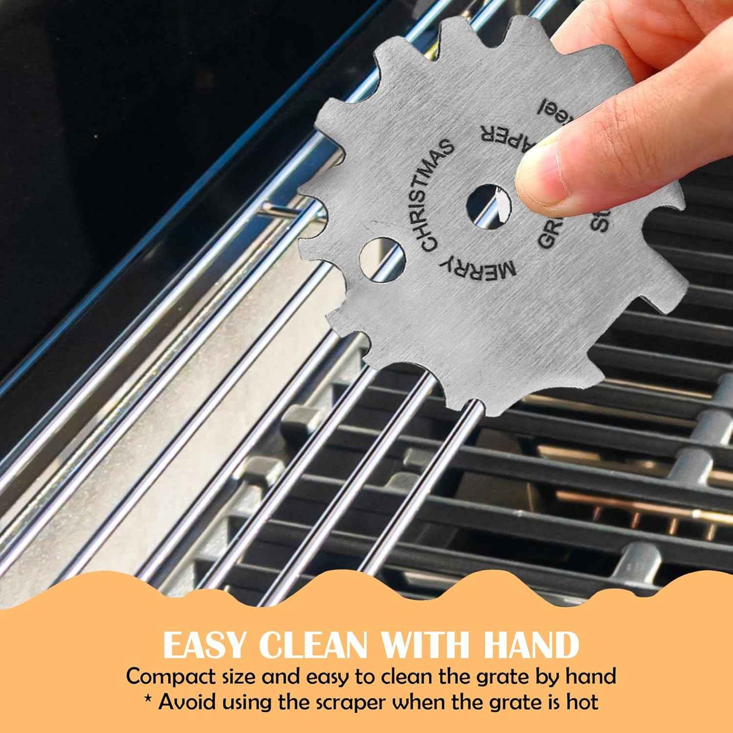 Grill Scraper Stocking Stuffers for Adults Men Women Gifts Teens Gift for Men Who Have Everything Dad Christmas Mom Grandma Grandpa Him Her Stuffer Husband Ideas Boyfriend Father Kitchen Gadgets