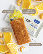 Gomacro Organic Lemon And Lemon Bars 2.3 Ounce 12 Count