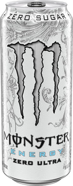 Monster Energy Zero Ultra, Sugar Free Energy Drink, 16 Ounce | Pack of 15