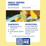 Splenda Zero Calorie Sweetener Made in America 200 Count Sugar Free Packets
