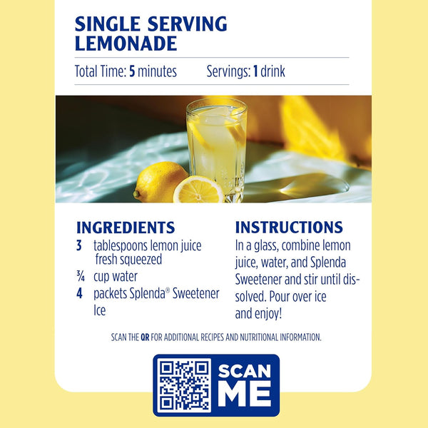 Splenda Zero Calorie Sweetener Made in America 200 Count Sugar Free Packets