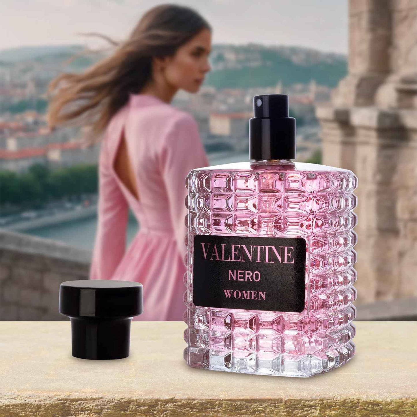 URBAN COLLECTION Valentine for Women Eau De Parfum - Amber Floral Jasmine, Bourbon Vanilla & Woods Oriental-Floral Fragrance with a Modern Twist Elegant 100ml Bottle Packed in Paper Box