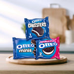 OREO Lovers Variety Pack with 20 snack packs of chocolate cookies and soft snack cakes