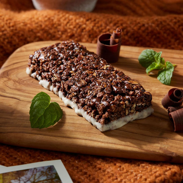 Gluten Free Snack Bars, 12 Pack, Chocolate Peppermint Stick Flavor, Non-GMO, Protein Bars Made with Organic Oats