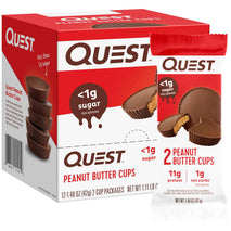 Quest Nutrition Peanut Butter Cups, 11g protein, low carb, gluten free, keto friendly, 12 count