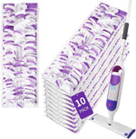 10-Pack Disposable Power Mop Pads: Unscented Replacement for Swiffer Power Mop, Ideal for Hardwood Floors
