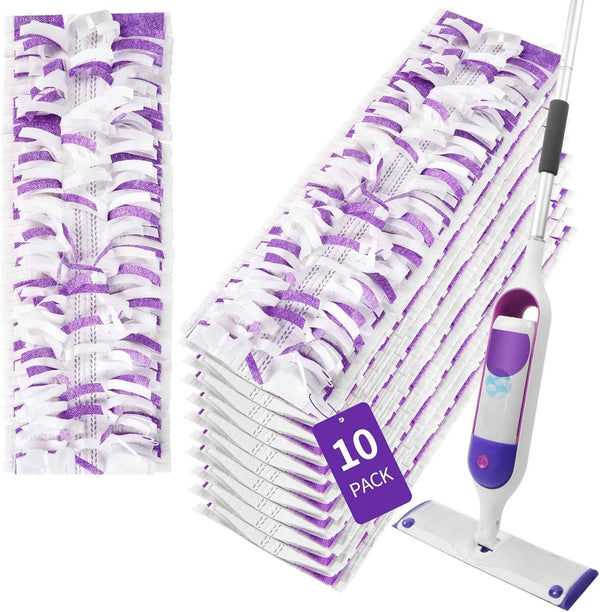 10-Pack Unscented Power Mop Pads for Swiffer Power Mop, Ideal for Hardwood Floors Cleaning