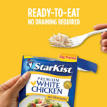 StarKist Premium White Chicken - 2.6 oz Pouches, Pack of 12