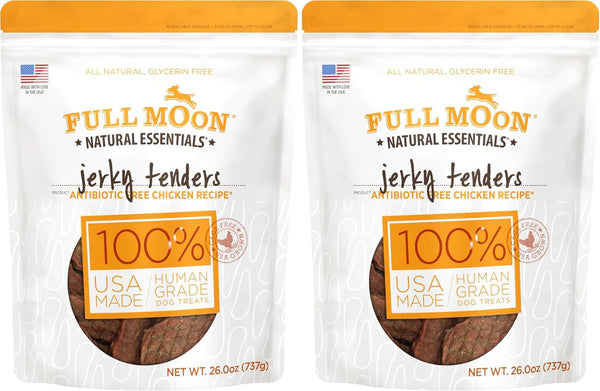 All Natural Beef Jerky Tenders for Dogs, 24 oz, Human Grade, Free Range