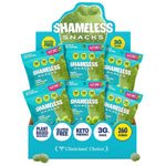 Shameless Snacks Sour Candy & Fruit Snacks - Gummy Candy Variety Pack, Keto Snacks, Sour Gummy Worms & Gummy Bears in Bulk, 3g Sugar Gluten Free Vegan for Kids & Adults