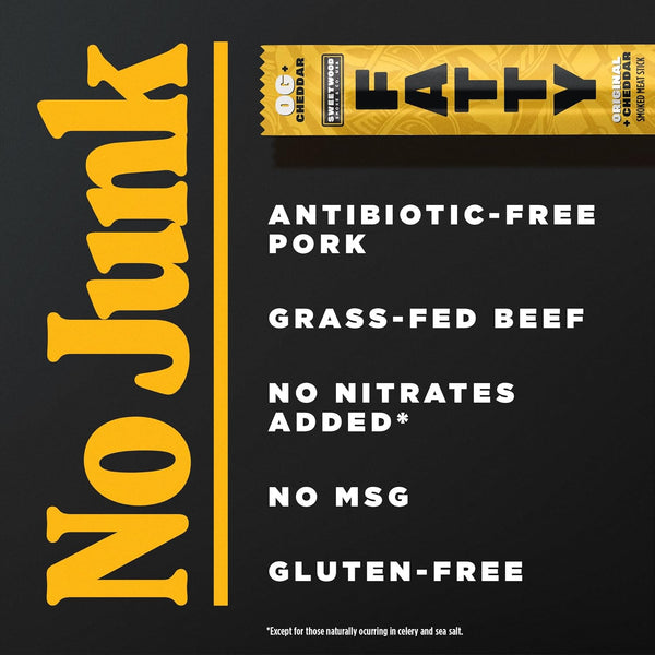 Grass Fed Beef and Pork Meat Sticks, High Protein, 13g Per Stick, 2 oz, Pack of 20