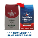 Seattle's Best 6th Ave Bistro Dark Roast Ground Coffee, 3 x 12 oz Arabica Bags