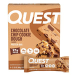 Quest Nutrition Double Chocolate Chunk Protein Bars, 20g Protein, 4g Net Carb, Gluten Free, Keto Friendly, 4 Count