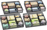 2 Pack Desk Drawer Organizer with Adjustable Compartments and 5 Dividers