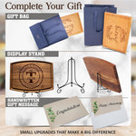 Personalized cutting board made from solid wood with deep laser engraving