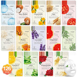14 pack sheet face masks for dry skin, hydrating bulk facial mask set for women's skincare, gift face spa