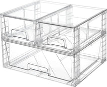 Vtopmart Stackable Storage Drawers for Bathroom and Home Organization