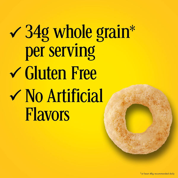 Cheerios Limited Edition Heart Shapes, Affirmations Box, Gluten Free, Giant Size, 20 oz Cereal