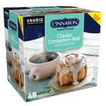 Cinnabon Classic Cinnamon Roll Keurig Single-Serve K-Cup Pods, 48 Count, Light Roast Coffee