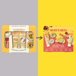 Burt's Bees Tips and Toes Kit, 6 Travel Size Products, Pomegranate Moisturizing, Hydrating, and Nourishing