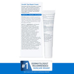 cerave eye repair cream, oil-free, hyaluronic acid, niacinamide, marine botanical complex, opthalmologist tested