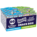 Welch's Fruit Snacks, Mixed Fruit & Summer Fruits Snack Box, Gluten Free, 60 Count