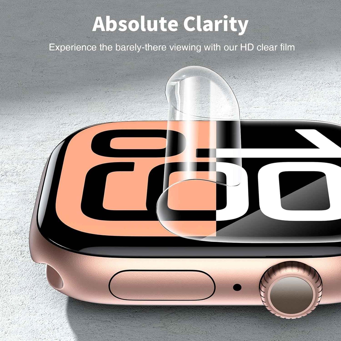 LK 6 Pack for Apple Watch Series 11/ Series 10 Screen Protector 42mm - Anti-Scratch, Self-Healing Soft TPU Screen Protector for Apple Watch 42mm, Bubble Free, HD Transparent, Touch Sensitive