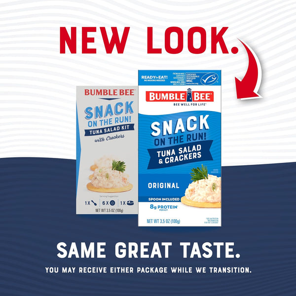 Bumble Bee Snack On The Run! Protein Pack with Original Tuna Salad and Crackers