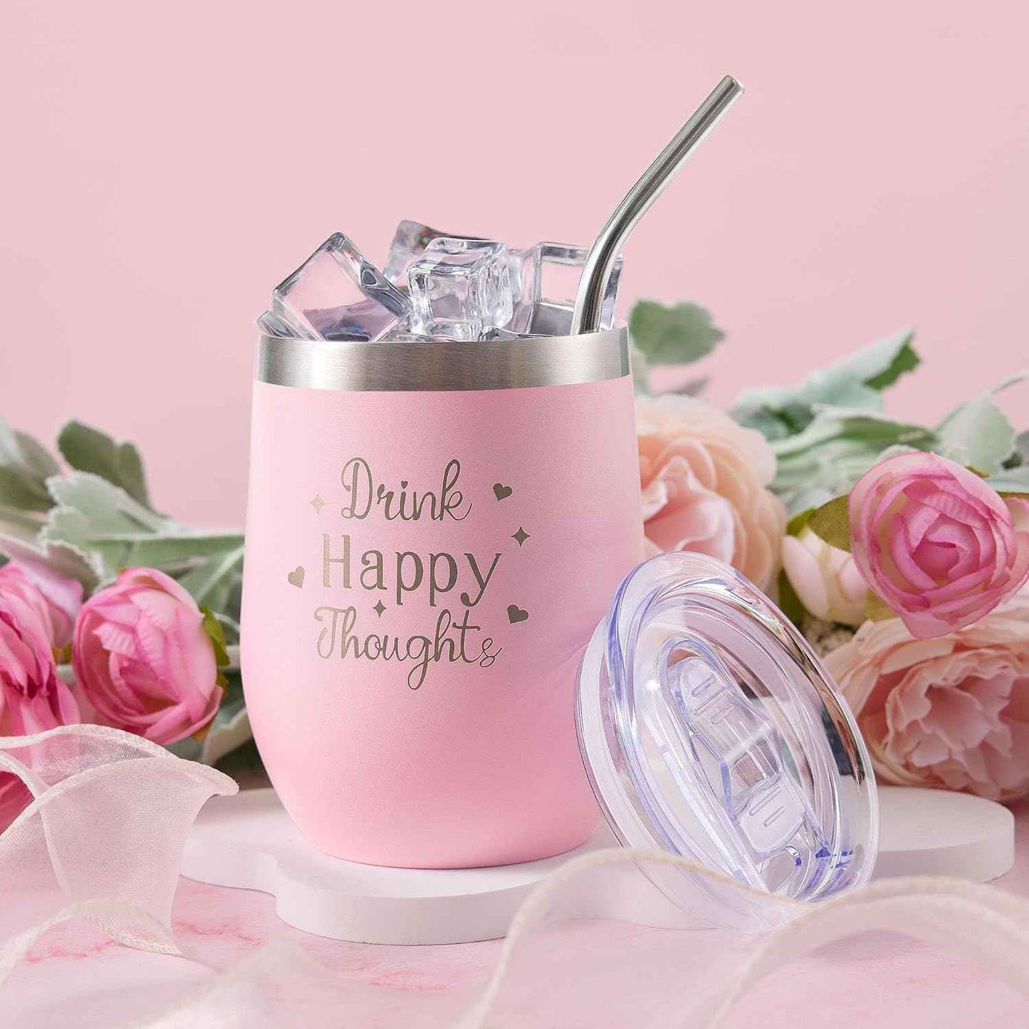 for Women, Self Care Get Well Soon Gifts, Luxury Rose Spa Bath Gift Basket - Unique Birthday Valentines Day for Mom Grandma Daughter Her Wife Girlfriend