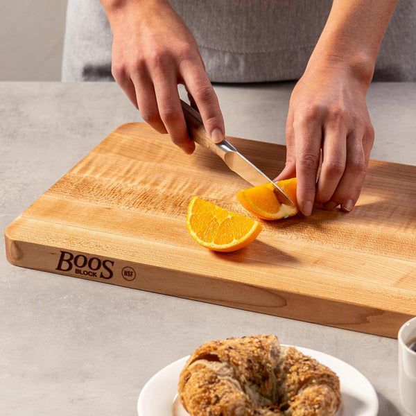 John Boos Chop-N-Slice Series Rectangular Maple Cutting Board, 16" x 10" x 1" Dimensions, Made in the USA