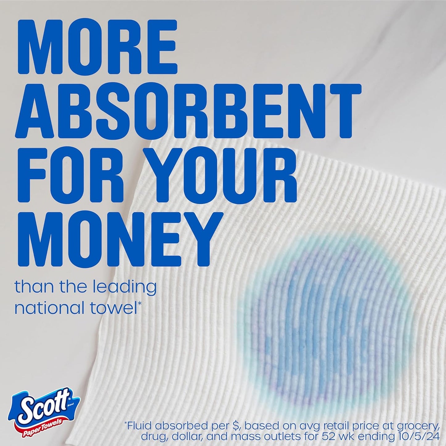 Scott Choose-A-Sheet Paper Towels: Reliable Absorbency for Everyday Kitchen Cleanup in a Bulk 12-Roll Pack