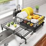 SNTD Extendable Dish Drying Rack for Kitchen Counter