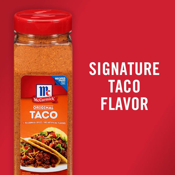 McCormick Taco Seasoning Mix, Original, No MSG, No Dairy, No Artificial Flavors, 24 oz