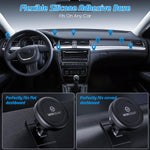 Magnetic Car Mount [2-Pack] - Universal Stick-On Dashboard Magnetic Phone Holder for Car, Strong Magnet Mount for Cell Phones & Mini Tablets with Swift-Snap Technology