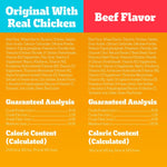 pedigree dentastix large breed dog treats original beef flavor dental chews 2.73 lb variety pack