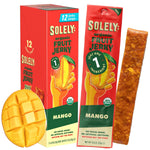 Organic Mango Fruit Jerky - 12 Individually Wrapped Fruit Strips - Snacks, Vegan