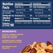 Planters Mixed Nuts, 27 oz, Resealable Jar, Kosher