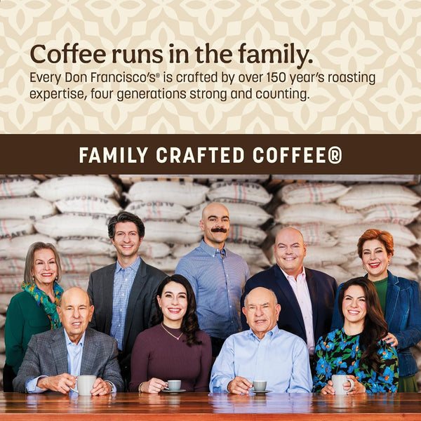 Don Francisco's Vanilla Nut Flavored Coffee Pods, 100 Count, Medium Roast, Keurig Compatible