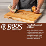 John Boos 5 oz Board Cream for Wood Surface Care with Beeswax and Mineral Oil