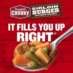 Campbell's Chunky Sirloin Burger with Country Vegetable Beef Soup, 16.3 oz Cans (Pack of 8)