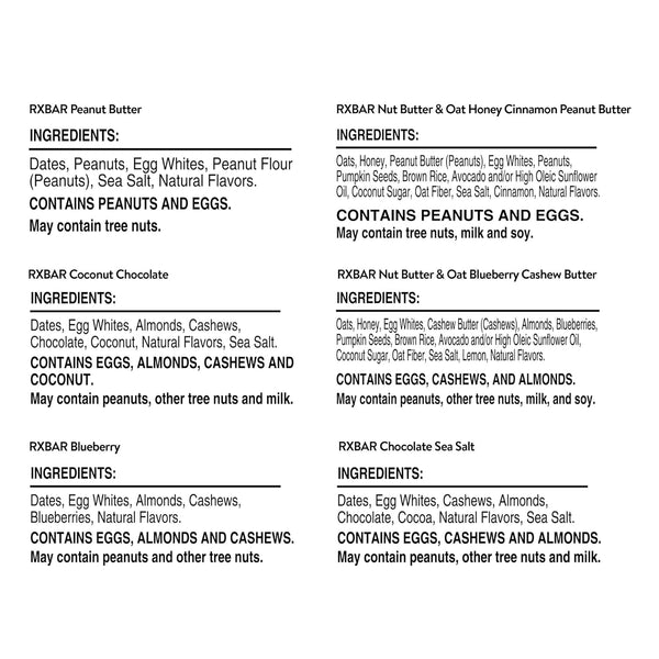RXBAR Protein Bars Variety Pack 12 Count