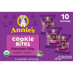 Annie's Organic Chocolate Chip Cookie Bites, 10.5 oz, 10 Pouches