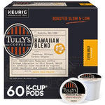 Tully's Coffee Hawaiian Blend Keurig Single Serve K-Cup Pods 60 Count