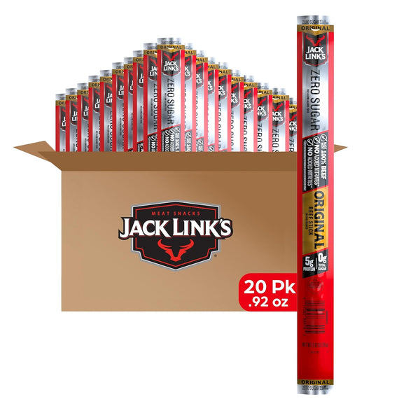 Jack Link's Beef Jerky Sticks Variety Pack, 20 Pack, 0.92 oz