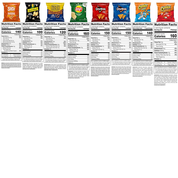 frito-lay fun times mix variety pack, 40 single serve favorites, assorted flavors, 8 count, assorted sizes, snack food