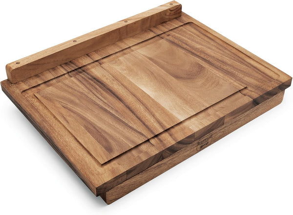 Charleston End Grain Acacia Wood Cutting Board for Home or Commercial Use